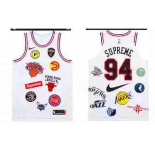 Camiseta Supreme x Nike x NBA (Blanca)